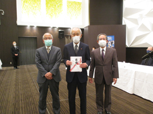 防犯カメラ設置贈呈式