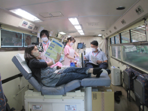 青年・女性部会合同献血1