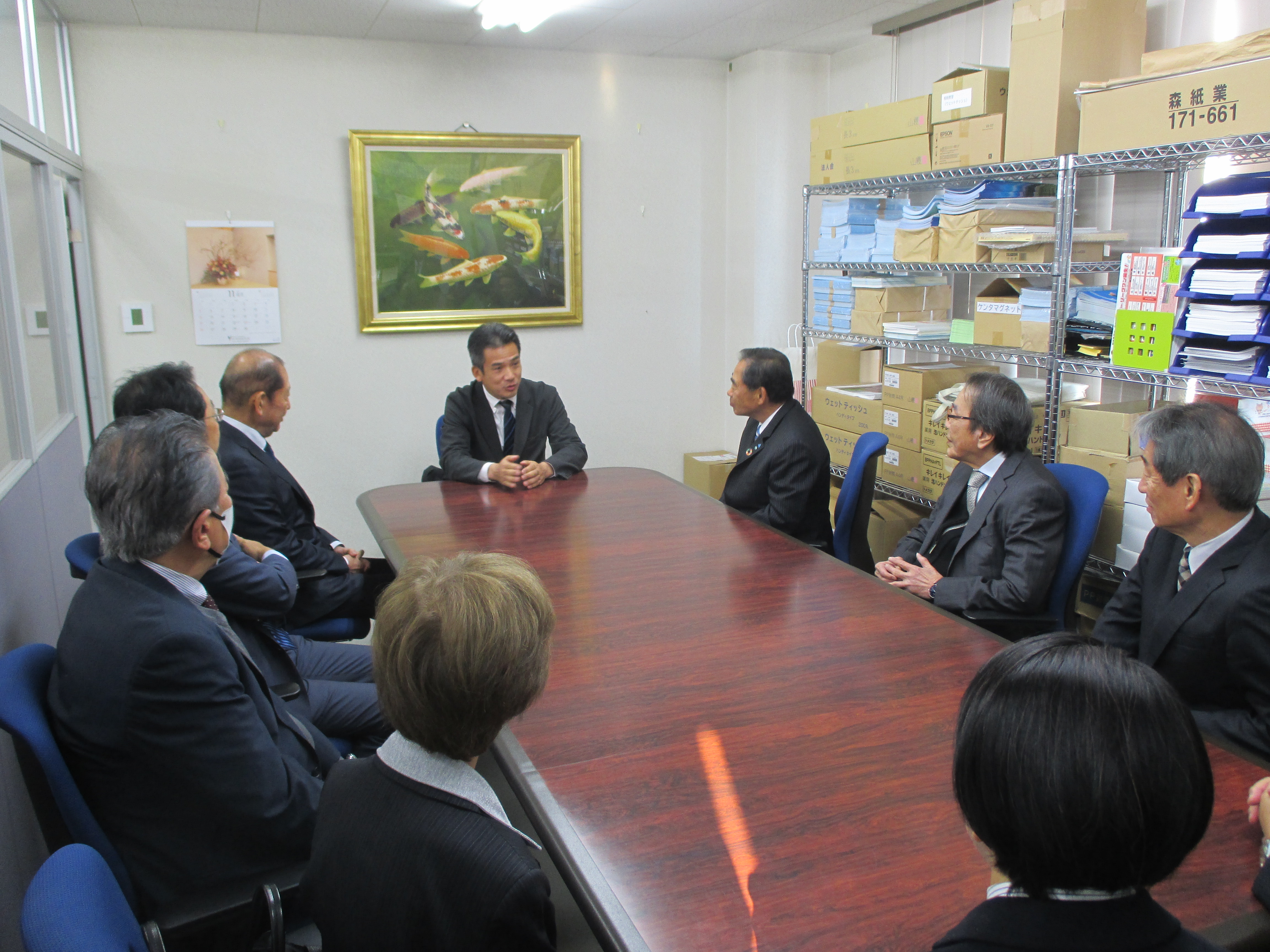 税制改正の提言に係る緒方議員との面談1