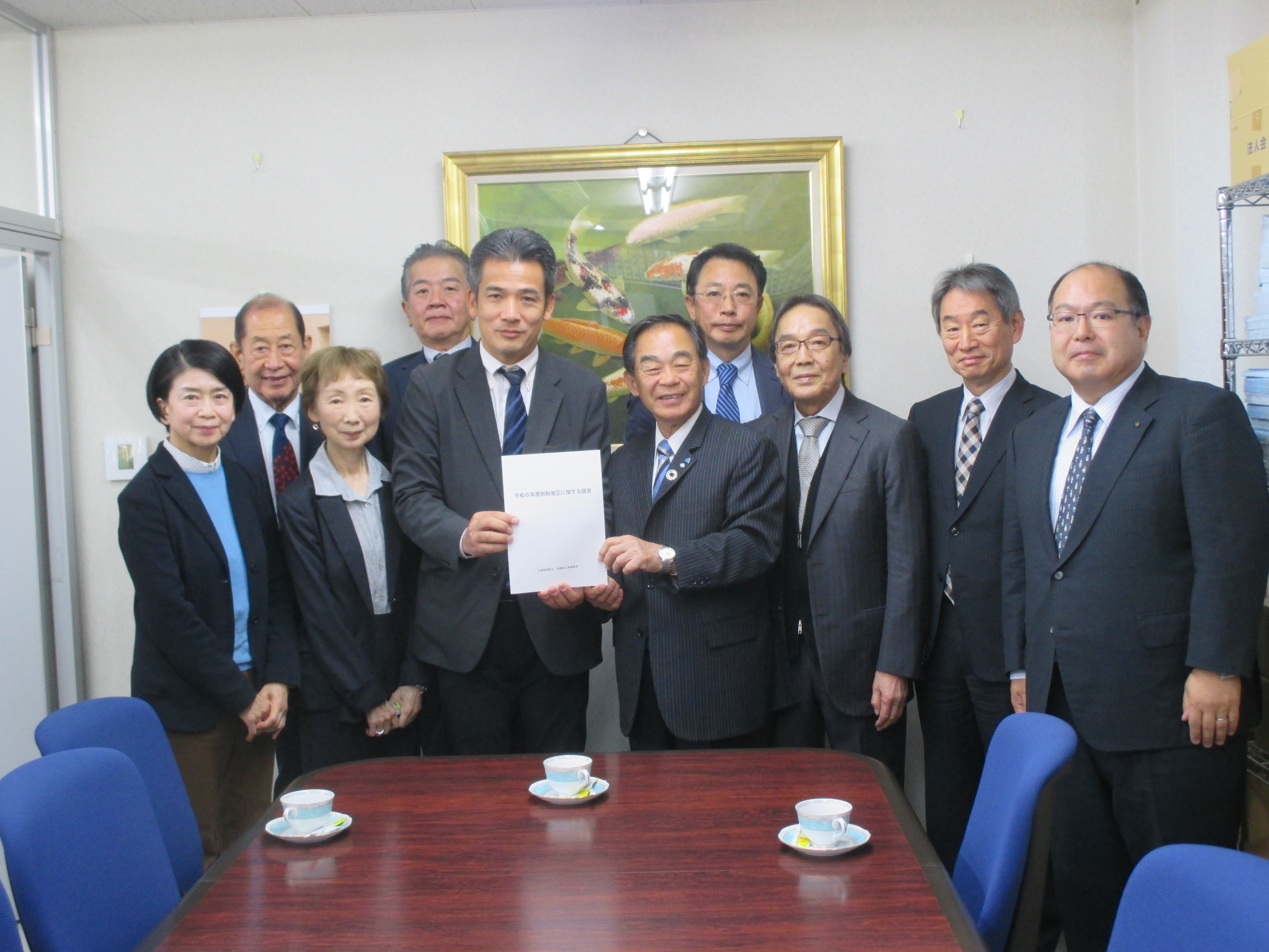 税制改正の提言に係る緒方議員との面談3