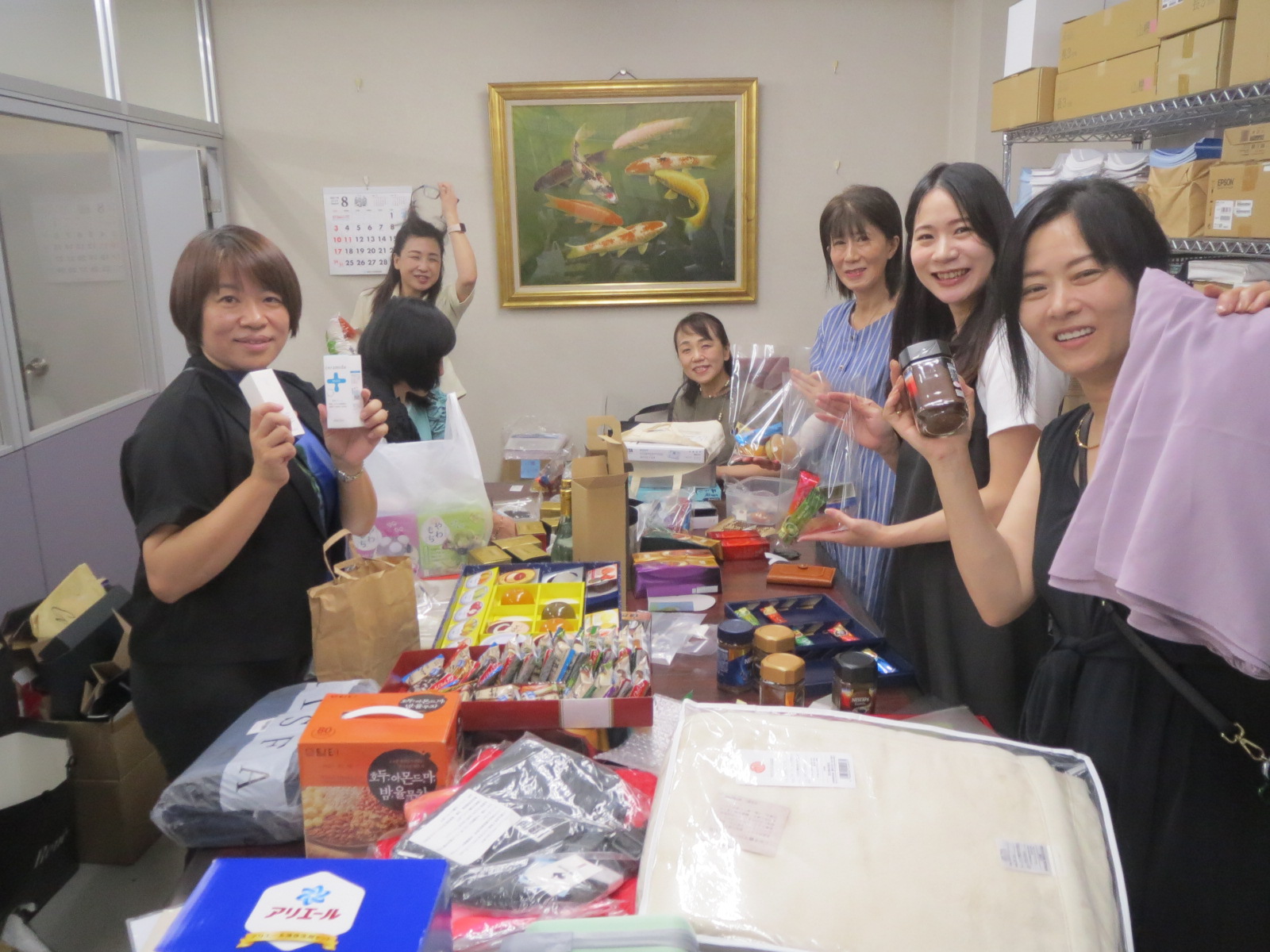 バザー準備商品値付け