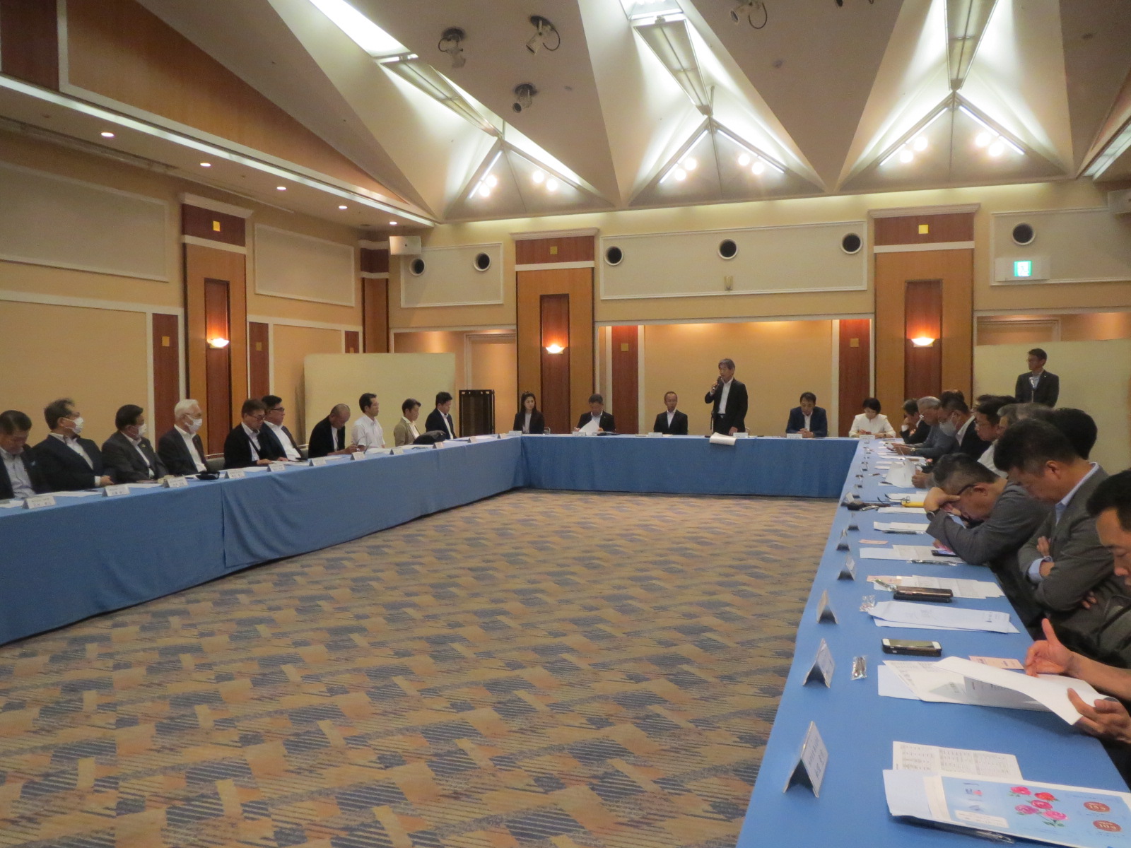 ボーイスカウト寄付贈呈式1